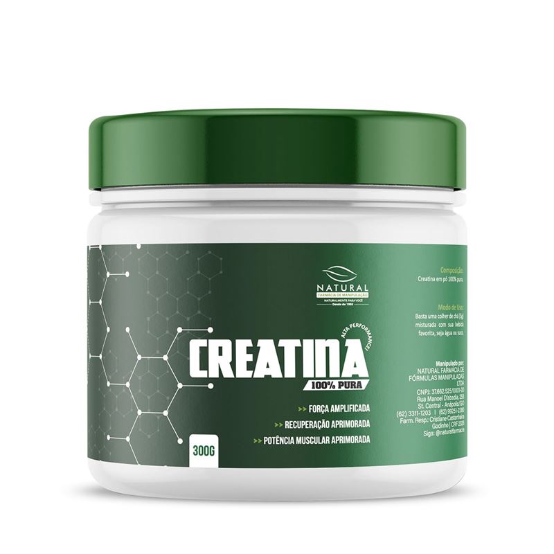 Creatina 100% Pura 300g