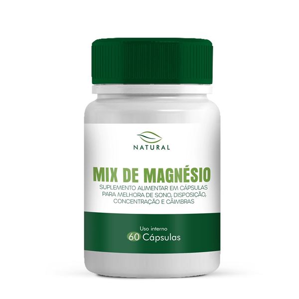 Mix de Magnésio 60 Cápsulas