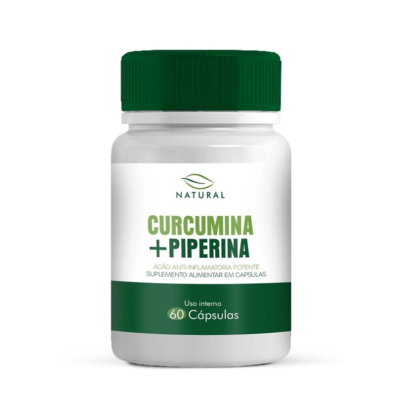Curcumina + Piperina 60 Cápsulas